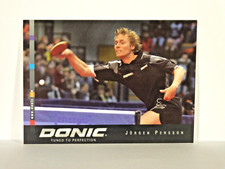JÖRGEN PERSSON TENIS STOŁOWY EUROPE TOP 12 DONIC NAKLEJKA 2003 NOWA