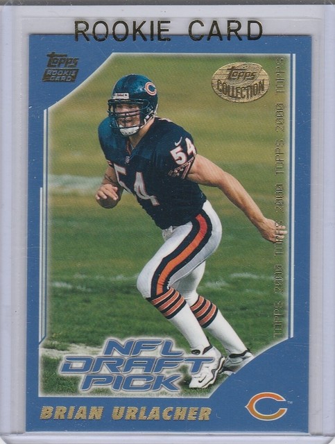 BRIAN URLACHER ROOKIE CARD 2000 Topps Collection RARE GOLD STAMP Bears 