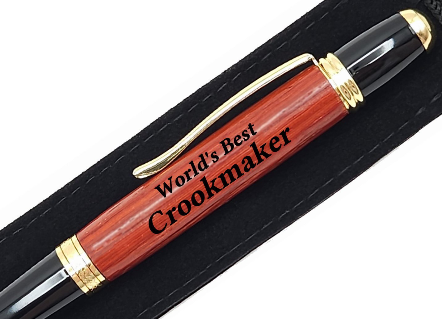 Gift For Crookmaker World's Best Crookmaker Present Engraved Pen