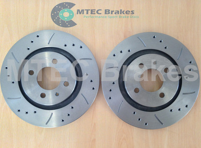 MTEC Brakes VW Corrado Golf G60 Gebohrte Geschlitzte Bremsscheiben vorne