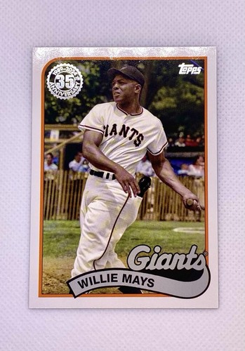 2024 Topps Update 1989 Topps Baseball #89US-3 Willie Mays New York Giants - Picture 3 of 3