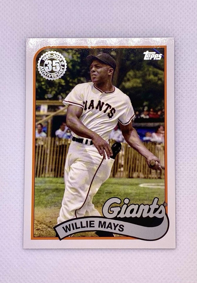 2024 Topps Update 1989 Topps Baseball 89US3 Willie Mays New York