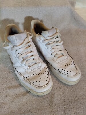 Nike Mens Court Vision Low Triple White Shoes (CD5463-100  display picture 3