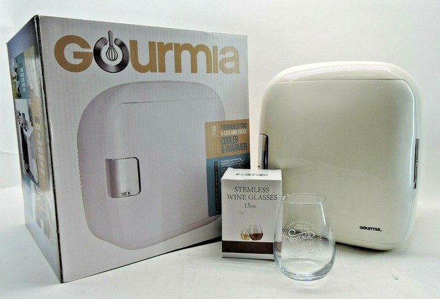 gourmia 9 can mini fridge