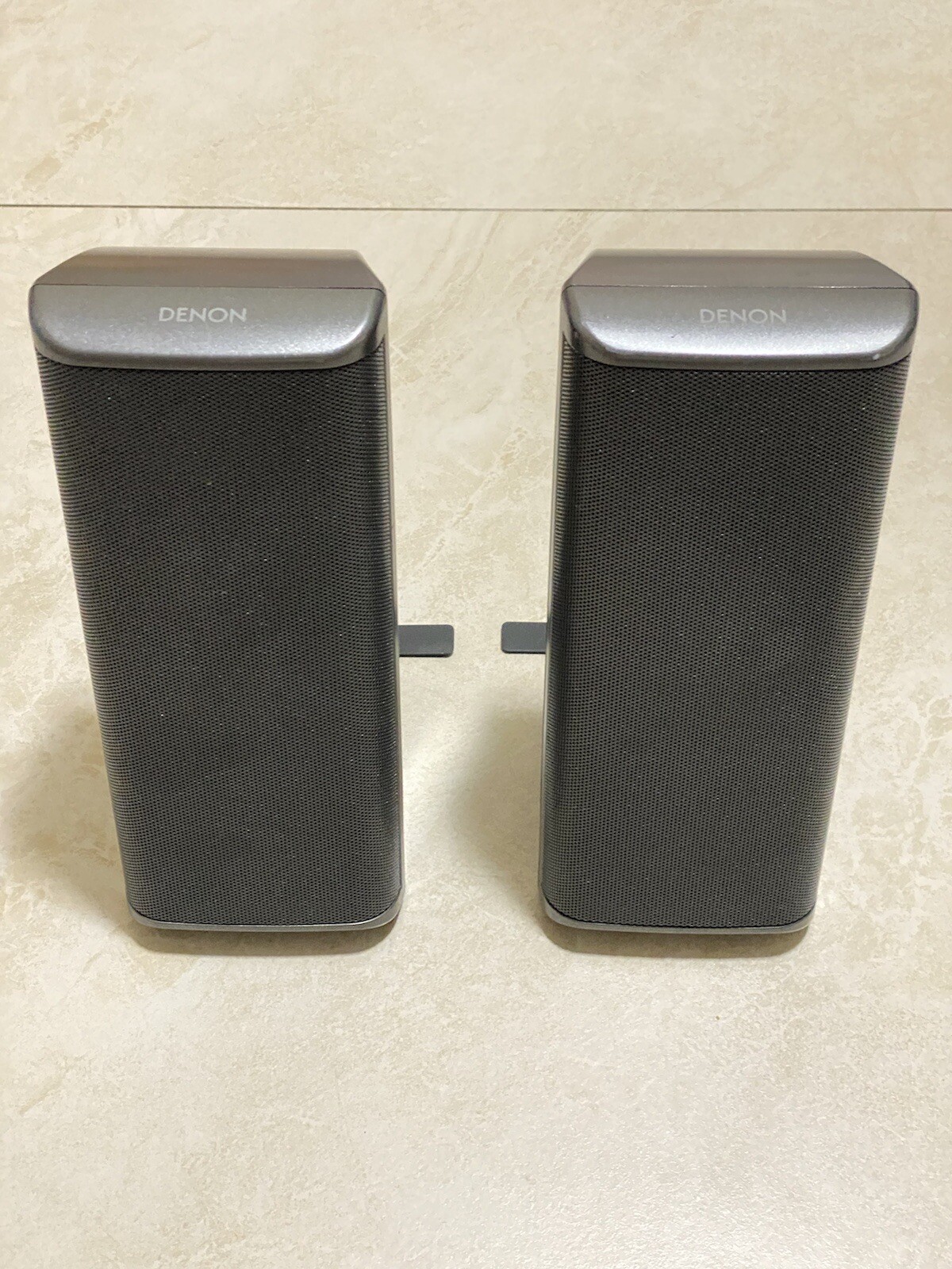 Denon SC-S102 Receiver System Left & Right Speakers  With st