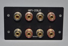 HiFi-ZEILE: Braun Atelier A1 / A2 - Hochwertiges Lautsprecher Anschlussterminal