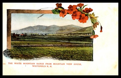 KAPPYS  VINTAGE CIRCA 1900 WHITE MT RANGE FROM WHITE FIELD NH UNUSED PC59
