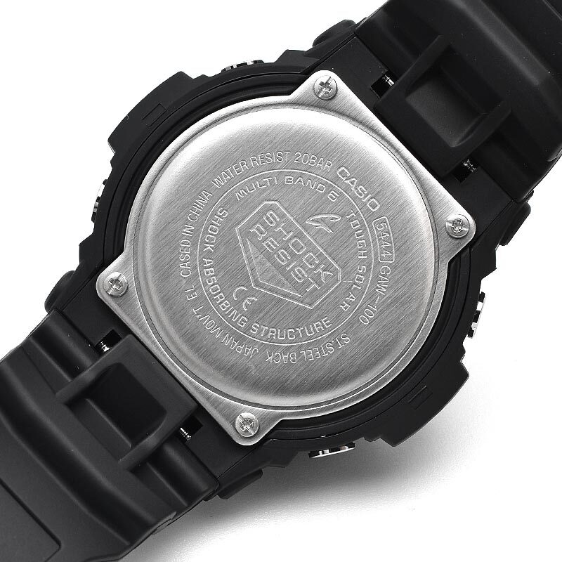 CASIO G-SHOCK GAW-100-1AJF Radio Solar Analog Digital Watch Black