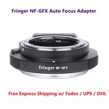 Fringer NF-GFX AF Lens Adapter for Nikon F Lens to Fujifilm GFX 100S 50S Camera