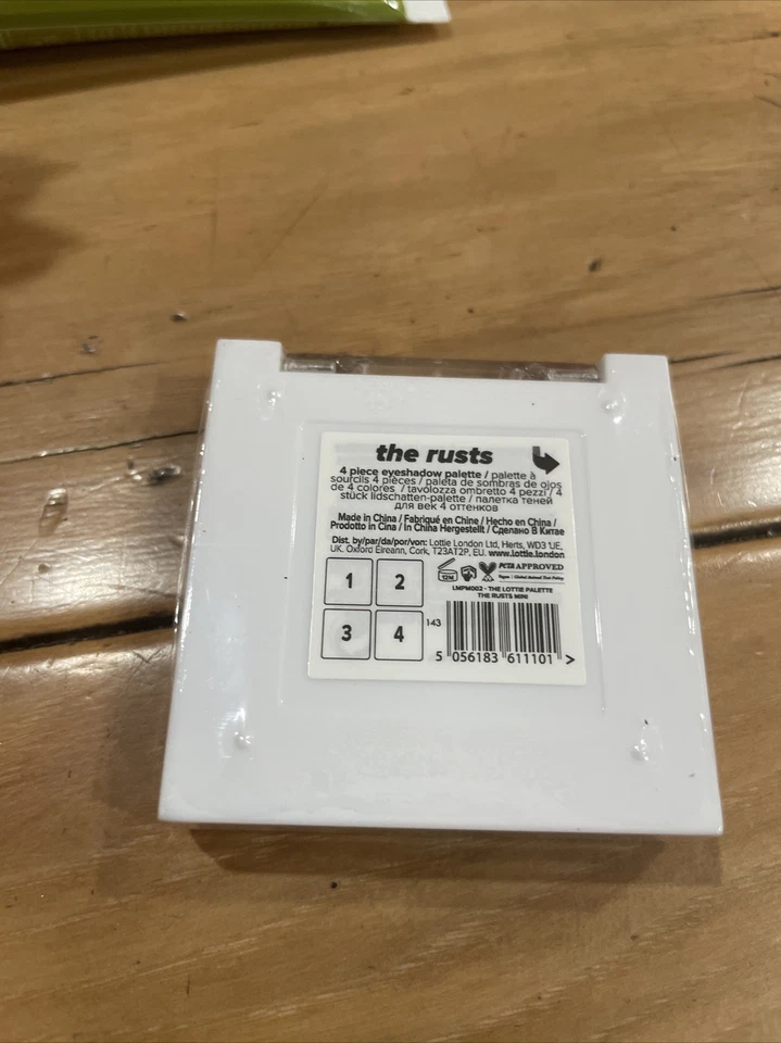 LOTTIE LONDON Eyeshadow Quad in The Rusts 3.6 g 0.12 oz NWOB & Sealed - Image 3 of 3