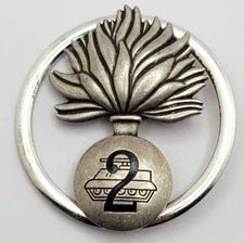 MILTARY TANK BADGE 56mm diameter