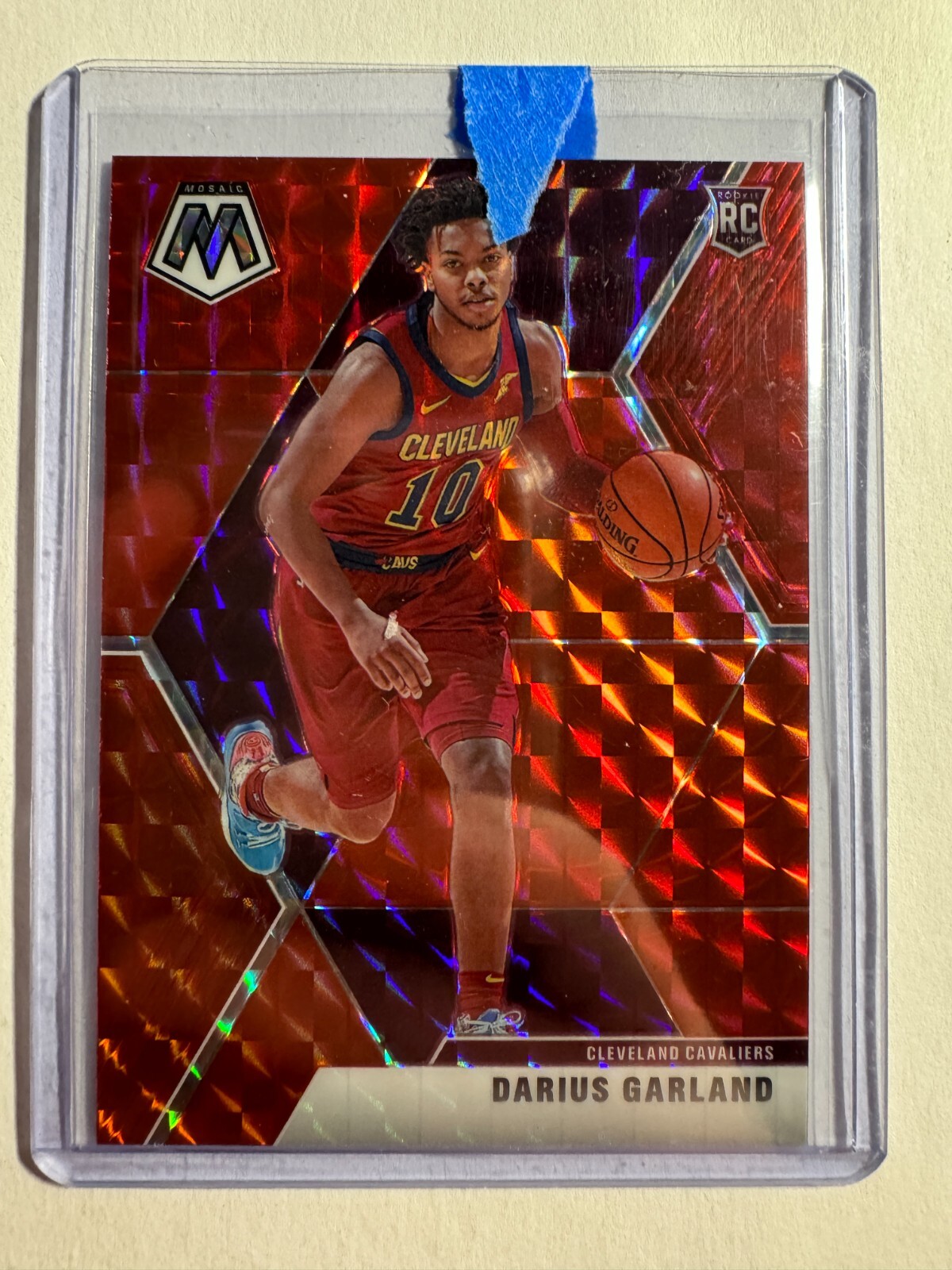 K152,967 - 2019-20 Panini Mosaic Mosaic Red #249 Darius Garland