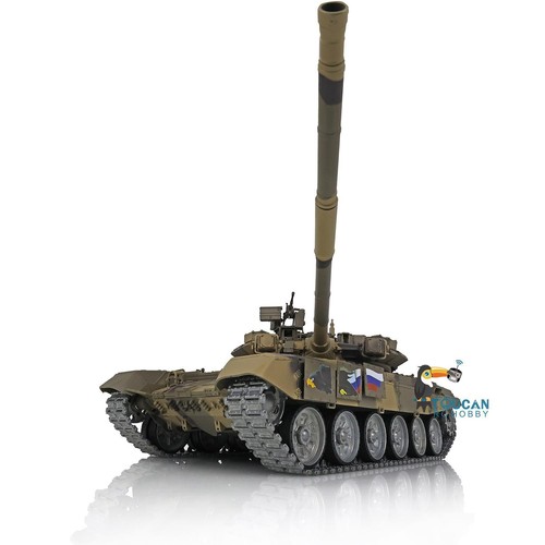 Henglong 1/16 7.0 Russia T90 RTR IR BB RC Tank 3938 360°Turret Metal Wheel Smog - Picture 6 of 12
