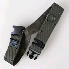 CINTURONE TATTICO MILITARE VERDE NERO CINTURA 6 CM SOFTAIR IN CORDURA RINFORZATA