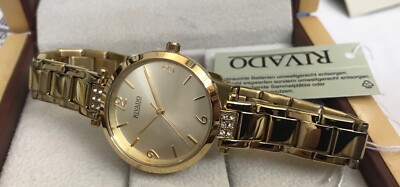 Rivado Watch 12 Zirconia Fashionuhr Stainless 3/16in