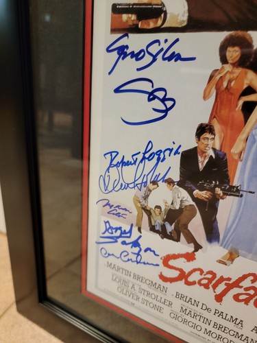 Professionally Framed Scarface Cast Autograph 11x17 Poster Photo Al Pacino PSA - Picture 5 of 7