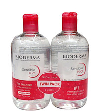 2 x Bioderma Sensibio H2O Micellar Makeup Remover Sensitive Skin 16.7 oz.