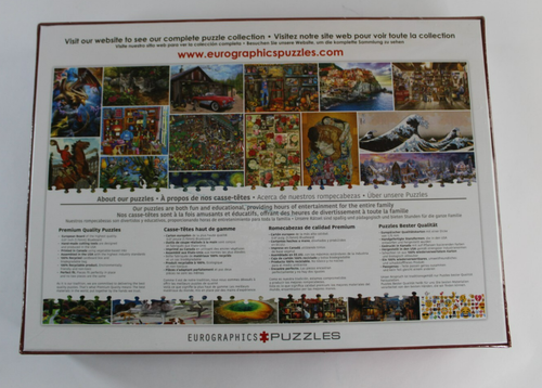 Rompecabezas Eurographics Holiday Dogs 1000 Piezas Hecho en EE. UU. 6000-0939 - Imagen 2 de 3