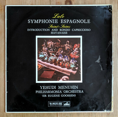 MENUHIN / Lalo - Symphonie Espagnole, HMV ALP 1571 ORIGINAL PRESSING & STAMPERS