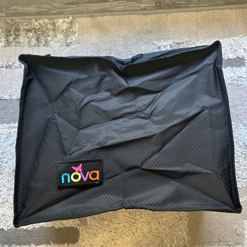 Nova Mobility Bag Black Attaches Easily Walker Pouch 14 x 11 x 9 Zipper Free Shi
