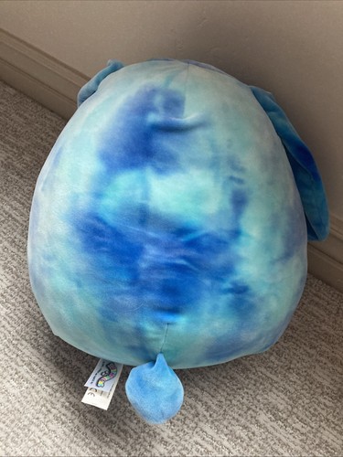 Squishmallow 12” Bobby Easter Blue Tye Dye Bunny Rabbit Floppy Cute | eBay