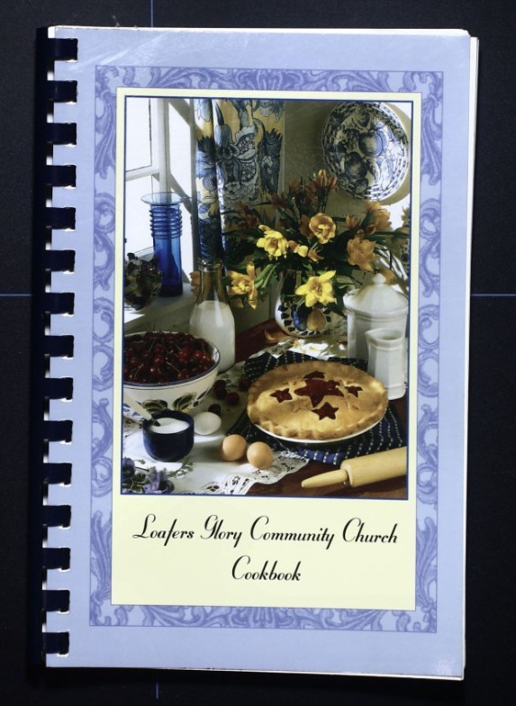 Loafers Glory Community Church Cookbook - Arkansas - Vintage THIN Recipe Book-image