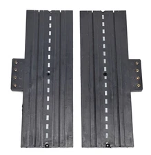 AURORA MODEL MOTORING #1520 9" Straight 4-Wire Terminal Track | Set of 2