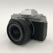 Fujifilm X-T200 Mirrorless Digital XT200 Camera Silver Body XC 15-45mm Lens