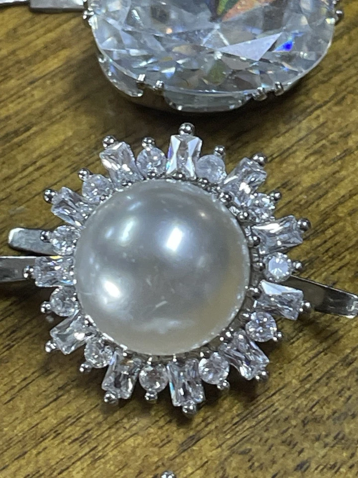 Lote de 6 apliques para coser diamantes de imitación. Nunca usado. Foto 4 de 4