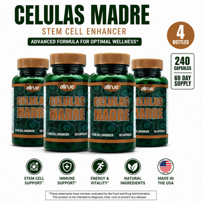 Celulas Madre Stem Cell Enhancer   4 Bottles / 240 Capsules - Immune Support