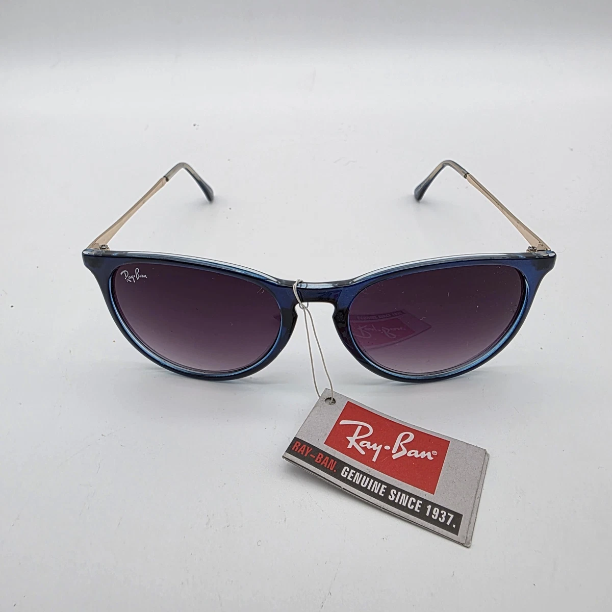 Ray-Ban unisex Gray Aviator Sunglasses - Gradient Violet Lenses. RB4253 Ray-Ban Gray Aviator Sunglasses for Women for sale | eBay main image 4