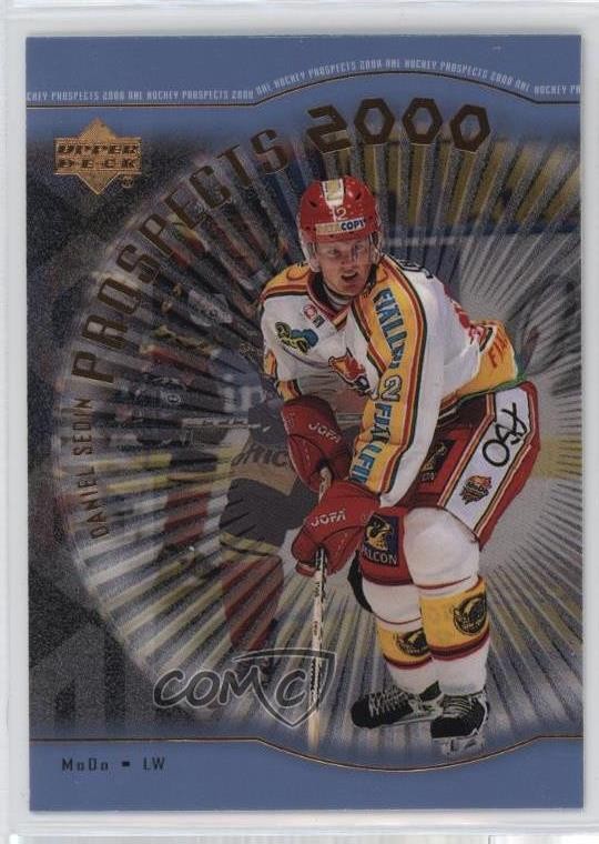 1999-00 Upper Deck Prospects 2000 Daniel Sedin #307 HOF 0q3