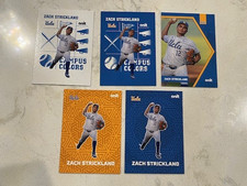 (5x) ZACH STRICKLAND 2026 ONIT UCLA Baseball rookie cards ALL DIFFERENT cards