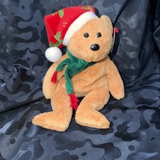 SP1a- Ty Beanie Baby - 2003 HOLIDAY TEDDY the Bear 8.5" Stuffed Animal Toy