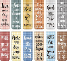 60 Pieces Inspirational Magnetic Bookmarks Motivational Bookmarks Magnetic Page