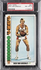 1976 TOPPS #26 DICK VAN ARSDALE PSA 8