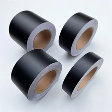 3/5/7/10CM Black Matte Vinyl Tape Window Trim Film Chrome Delete Vinyl Wrap Roll