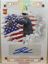 2024 Boys of Summer American Glory Signatures Jordan Lawlar 3/10 Auto RC Dbacks