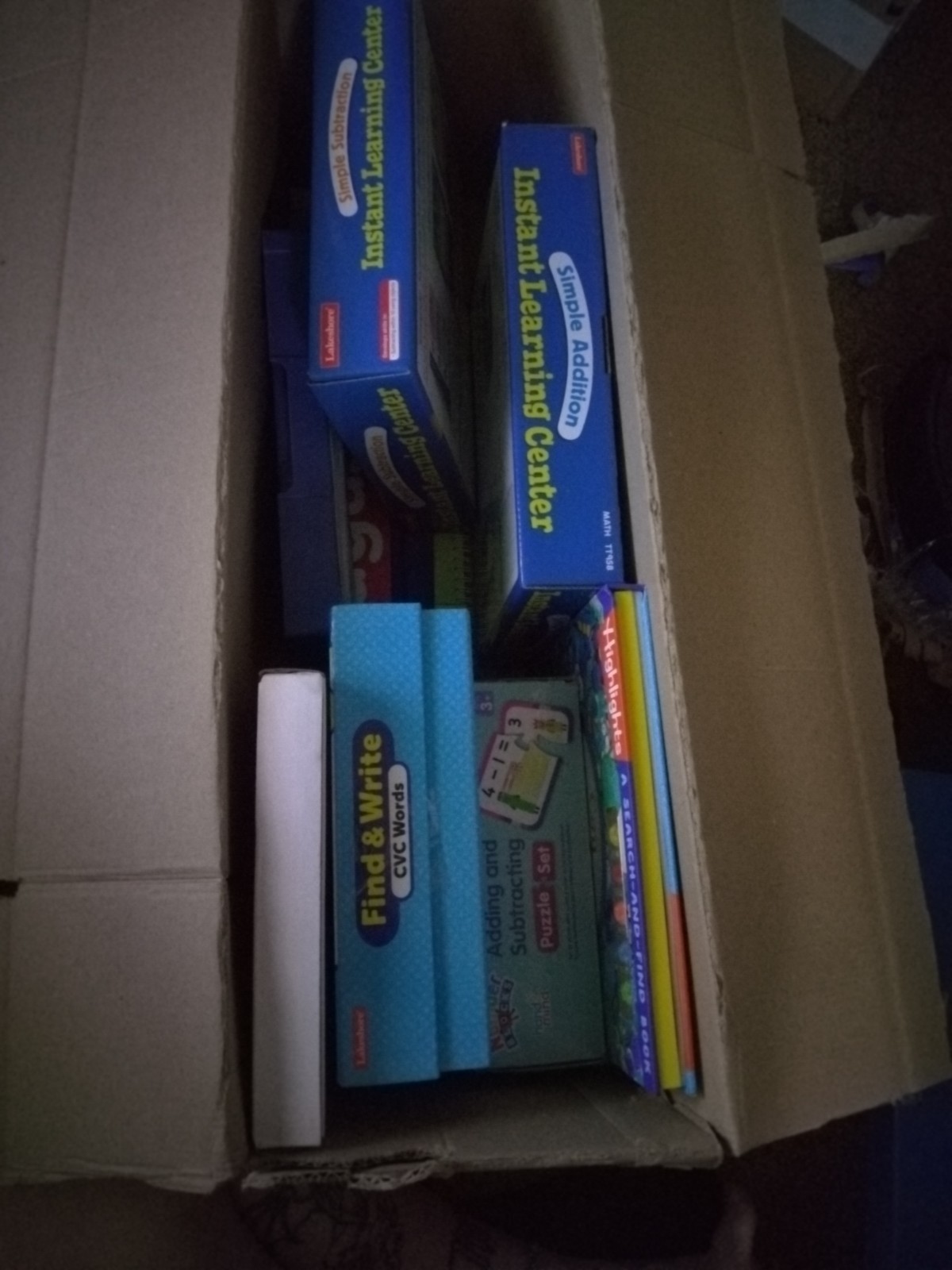 Garage Clearing Sale! Make Offer On Box Of Early Learning Supplies Worth $400+.