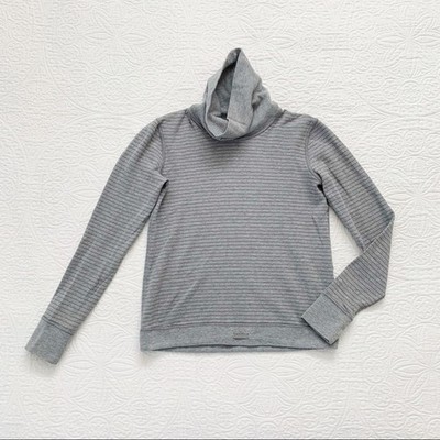 Lululemon Double Up Long Sleeve (Reversible), Heathered Slate