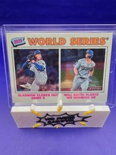 2026 Topps Heritage Tyler Glasnow Will Smith 2025 World Series Chrome