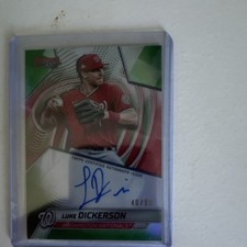 Topps Bowman's Best Luke Dickerson Nationals Autograph Serial #40/99 2025
