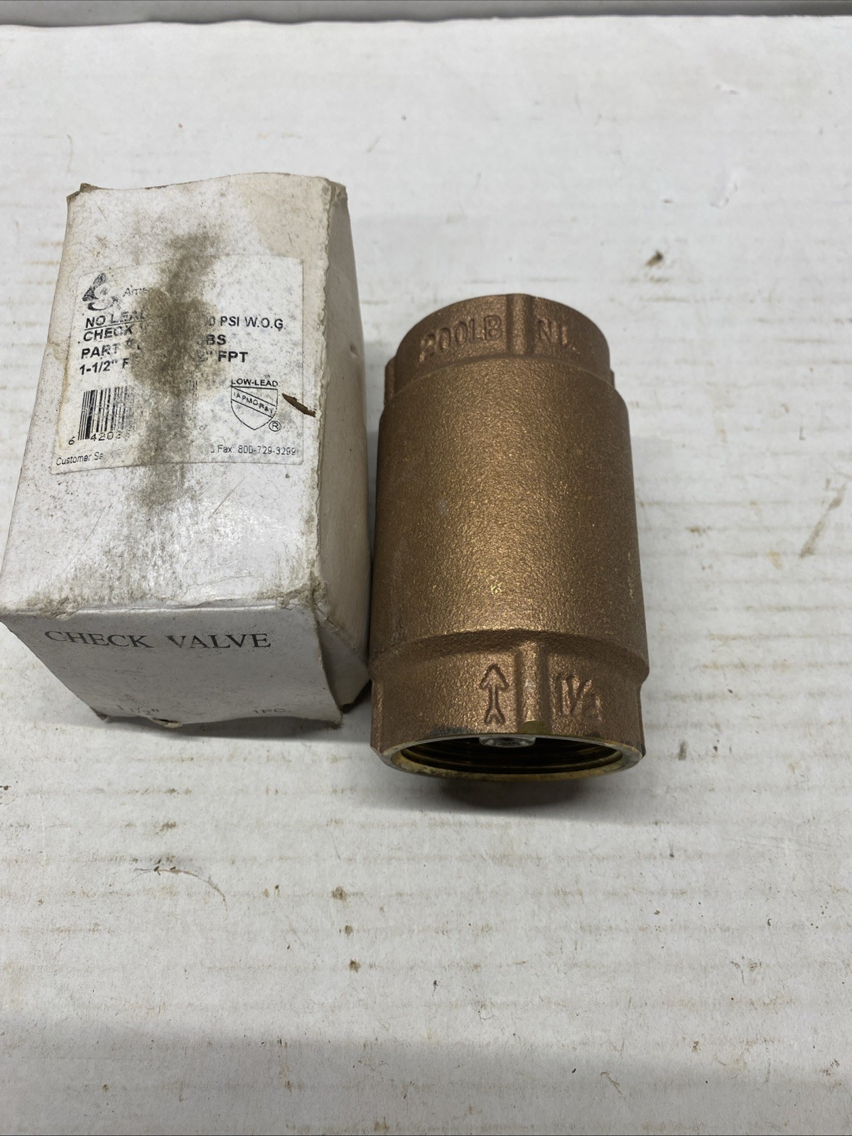 American Brass Check Valve 1 1/2" AME-15