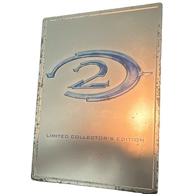 Microsoft Halo 2 Limited Collector's Edition Xbox Disc Manual Metal Case