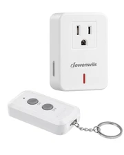 DEWENWILS Indoor Remote Control Outlet, Expandable Remote Light Switch Kit, Wire