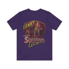 Lenny and The Squigtones Live 1979 Vintage Unisex T-Shirt Gift All Size