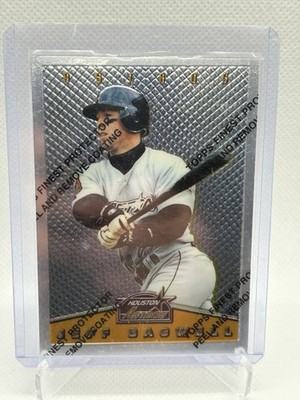 Topps 1995 Finest Jeff Bagwell #1 Houston Astros Total Bases Protective Coating