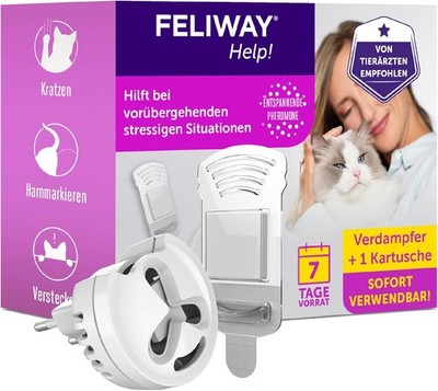 FELIWAY Help! 7 Tage Pheromon Verdampfer Starter-Set - Unterstützt in 