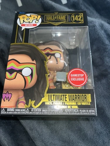 Funko POP! WWE - Ultimate Warrior #142 WWF Vinyl Figure GameStop Exclusive