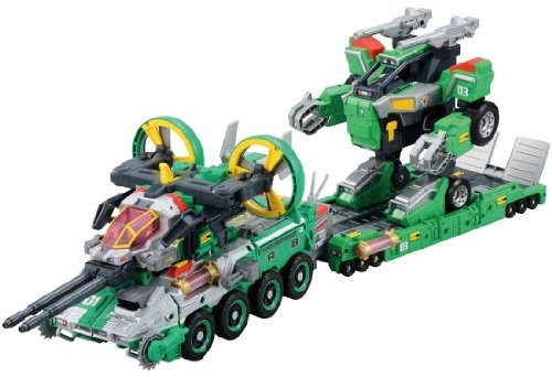 Tomica Hyper Green Ranger 3 Ranger Trailer Takara Tomy Japan Transformers - Picture 4 of 9